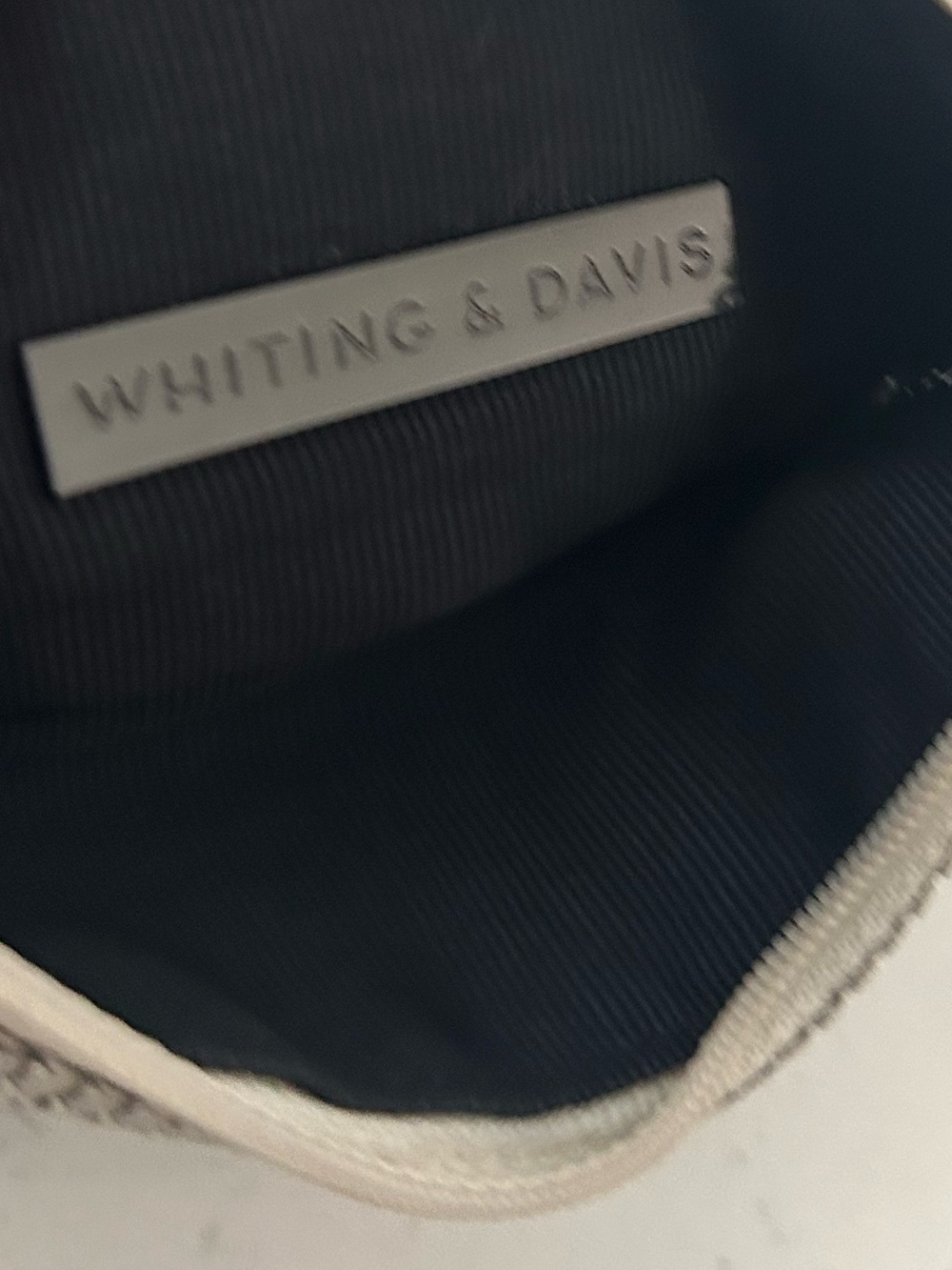 Whiting & Davis Black Silver Ombre Metal Mesh Wristlet Clutch Evening Bag - Picture 10 of 11